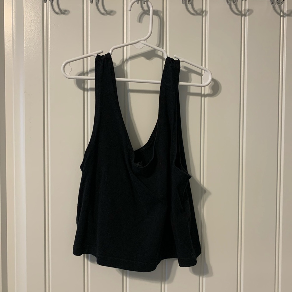 Black crop top